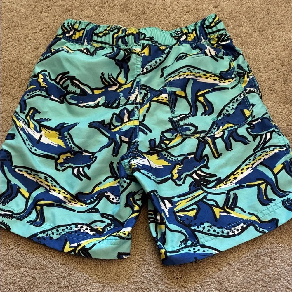 🦖 Hanna Andersson Dino-Mite Swim Trunks - size 8